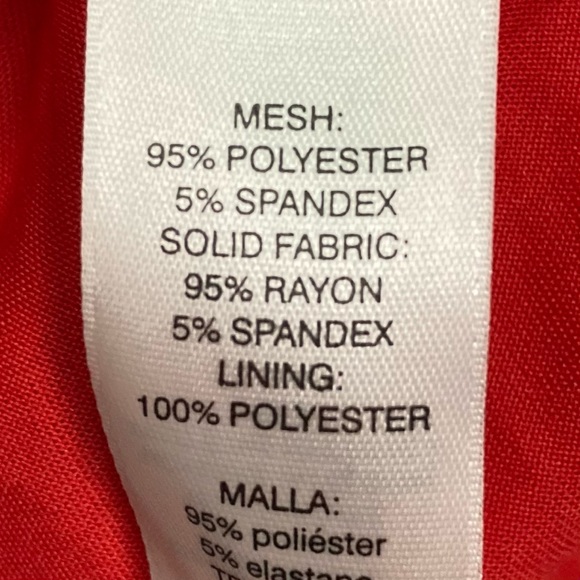 Chico’s Texture Detail Maxi Dress Women’s Size L Sleeveless Elastic Waist Orange - Picture 11 of 12